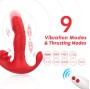 ARMONY - ANAL VIBRATOR PANTY C AND G-SPOT STIMULATOR REMOTE CONTROL RED
