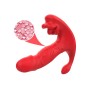 ARMONY - VIBRADOR ANAL CALCINHA C E ESTIMULADOR DO PONTO G CONTROLE REMOTO VERMELHO