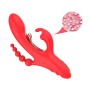 ARMONY - ESTIMULADOR DE PONTO G E CLITÓRIS VIBRADOR VERMELHO