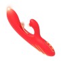 ARMONY - VIBRADOR ESTIMULADOR DE PONTO G E CLITÓRIS COM LÍNGUA OSCILANTE VERMELHO