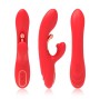 ARMONY - VIBRADOR ESTIMULADOR DE PONTO G E CLITÓRIS COM LÍNGUA OSCILANTE VERMELHO