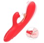 ARMONY - VIBRATORE STIMOLATORE PUNTO G E CLITORIDE CON LINGUA OSCILLANTE ROSSO