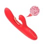 ARMONY - VIBRATORE STIMOLATORE PUNTO G E CLITORIDE CON LINGUA OSCILLANTE ROSSO