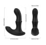 ARMONY - VIBRADOR ANAL DE PRÓSTATA CONTROLE REMOTO PRETO