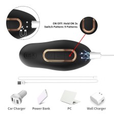 ARMONY - VIBRATORE ANALE PROSTATICO TELECOMANDO NERO