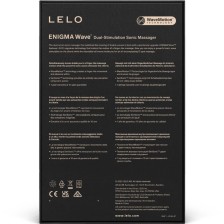 LELO - ENIGMA WAVE MASSAGGIATORE A TRIPLA VIBRAZIONE NERO