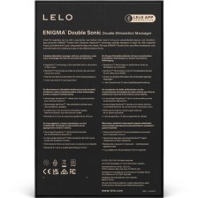 LELO - ENIGMA DOUBLE SONIC VIBRATOR POINT G BLACK