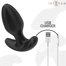 INTENSE - JOEY ANAL PLUG 10 VIBRATIONEN SCHWARZ FERNBEDIENUNG