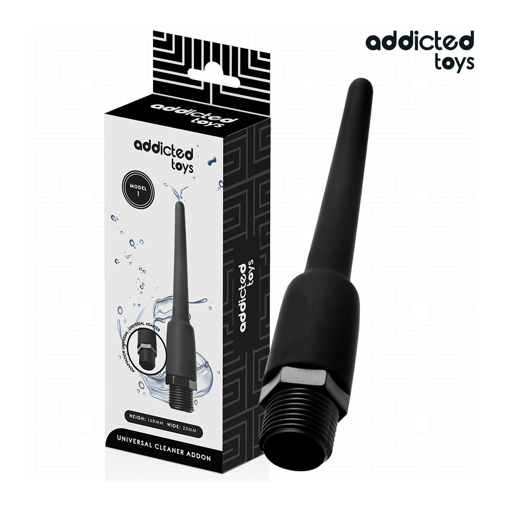 ADDICTED TOYS - ANAL CLEANER WITH UNIVERSAL ADAPTER MODEL 1