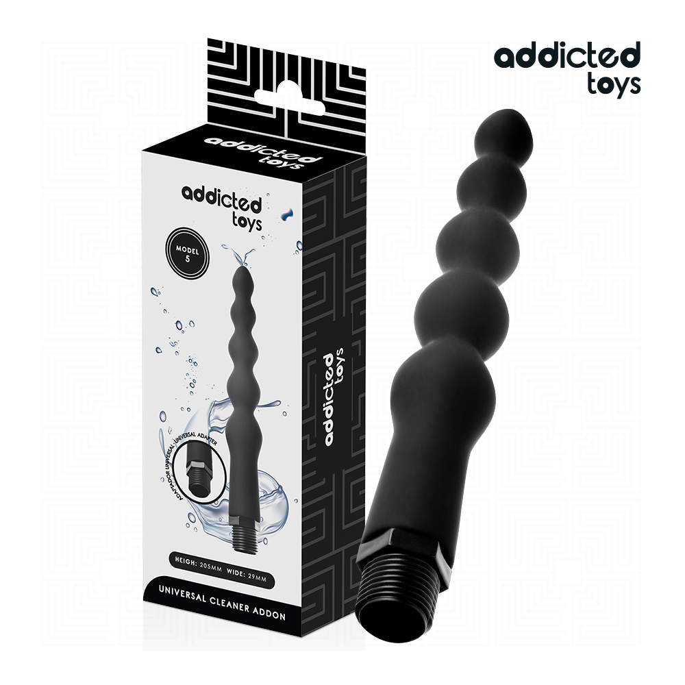 ADDICTED TOYS - NETTOYEUR ANAL AVEC ADAPTATEUR UNIVERSEL MODÈLE 5