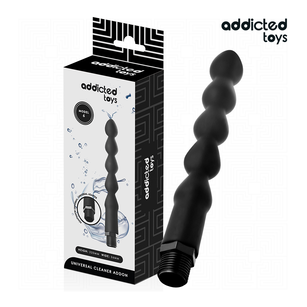 ADDICTED TOYS - NETTOYEUR ANAL AVEC ADAPTATEUR UNIVERSEL MODÈLE 6