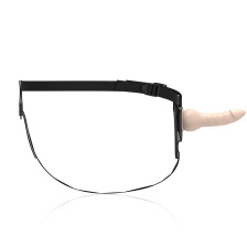 FETISH SUBMISSIVE HARNESS - FLEISCH REALISTISCHES SILIKON 16 CM