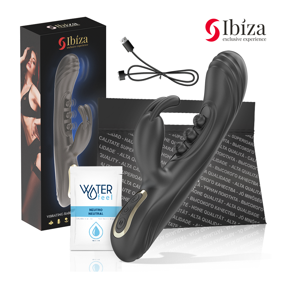 IBIZA - VIBRATING RABBIT WITH PULSATION