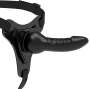 FETISCH DEVOT HARNESS - SCHWARZES SILIKON REALISTISCH 16 CM