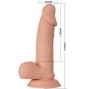 BAILE - ENCONTRO LINDO ZEBULON DILDO FLEXÍVEL REALISTA 19,4 CM NATURAL