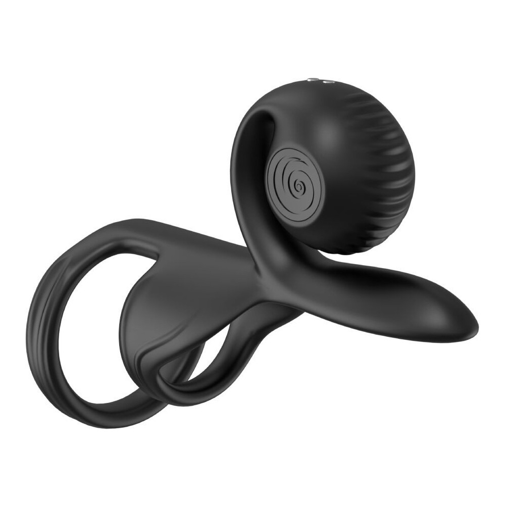 SNAIL VIBE - JOVI COUPLES RING CONTROLE REMOTO PRETO