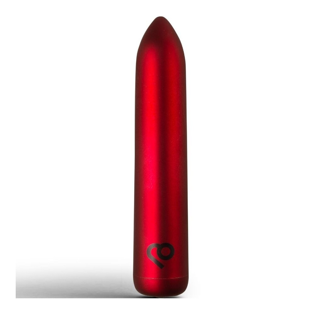 ROCKS-OFF - RECHARGEABLE VIBRATING BULLET POPPY RED