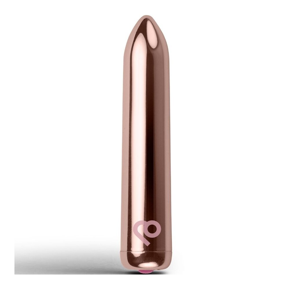 ROCKS-OFF - RECHARGEABLE VIBRATING BULLET GOLDEN ROSE