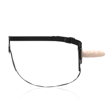 FETISH SUBMISSIVE HARNESS - FLEISCH REALISTISCHES SILIKON 12,5 CM