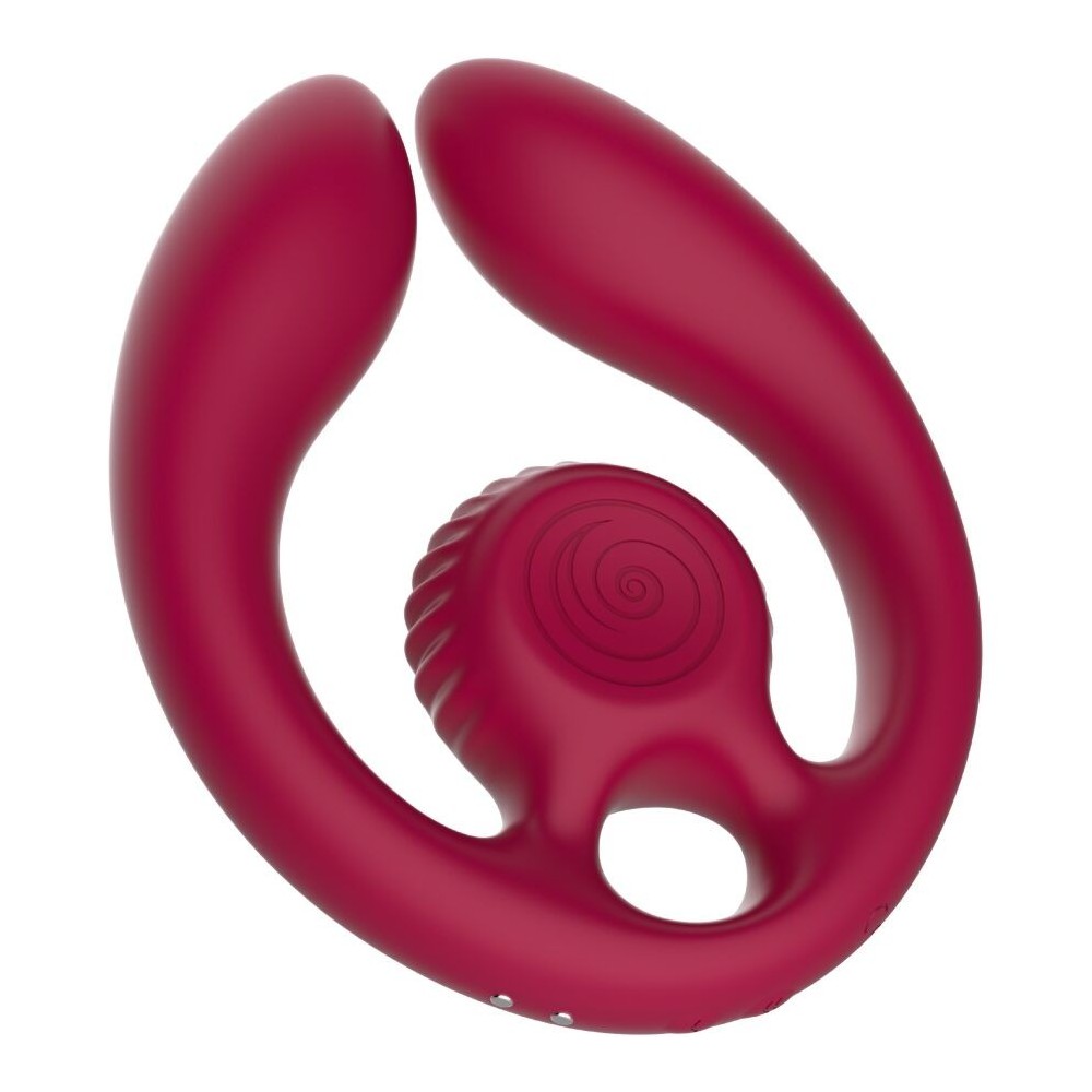 SNAIL VIBE - GIZI DUO STIMOLATORE DI COPPIA TELECOMANDO BORDEAUX