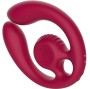 SNAIL VIBE - GIZI DUO PAARSTIMULATOR FERNBEDIENUNG BURGUND