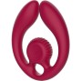 SNAIL VIBE - GIZI DUO PAARSTIMULATOR FERNBEDIENUNG BURGUND