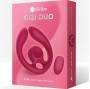 SNAIL VIBE - GIZI DUO PAARSTIMULATOR FERNBEDIENUNG BURGUND