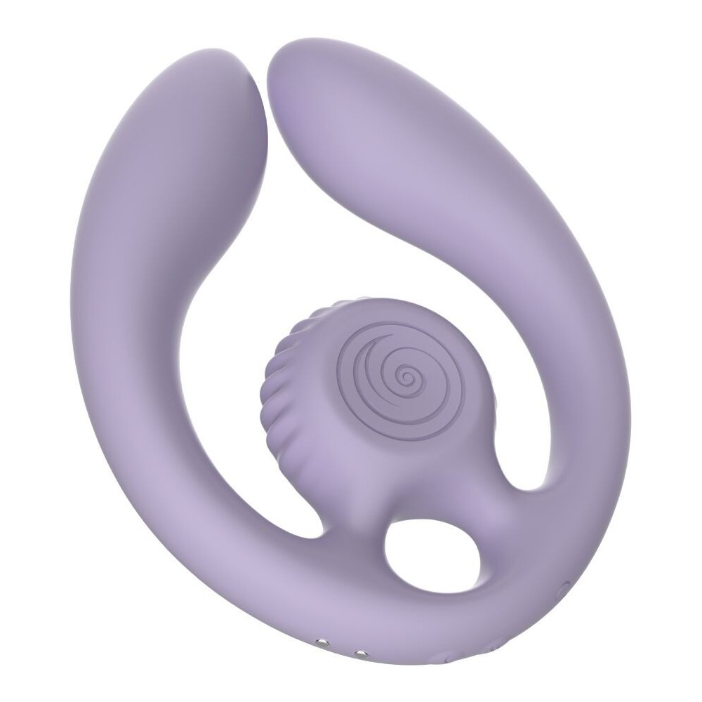 SNAIL VIBE - GIZI DUO PAARSTIMULATOR FERNBEDIENUNG LILA
