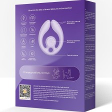 SNAIL VIBE - GIZI DUO PAARSTIMULATOR FERNBEDIENUNG LILA