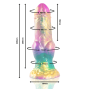 EPIC - GODE IRIS AVEC TESTICULES ARC-EN-CIEL DE PLAISIR