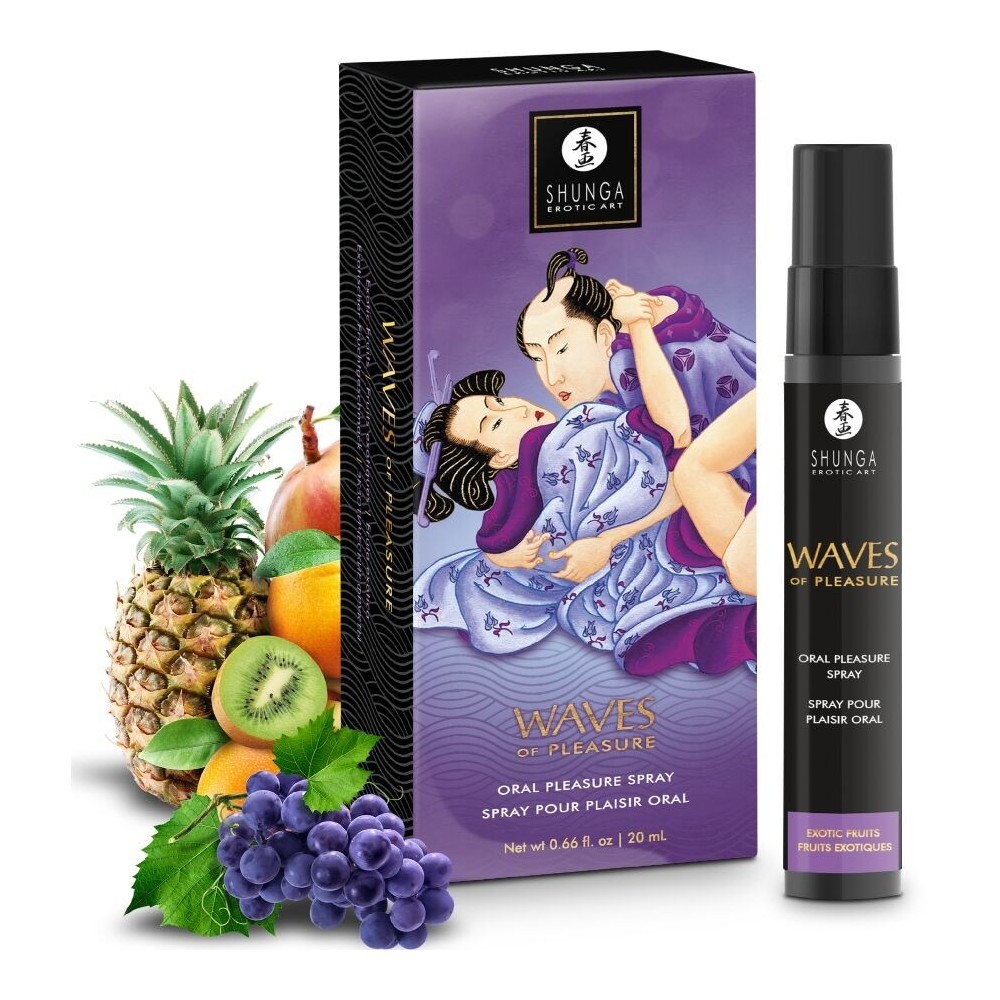 SHUNGA - WAVES PLAISIR SPRAY ORAL SÉDUCTEUR FRUITS EXOTIQUES 20 ML