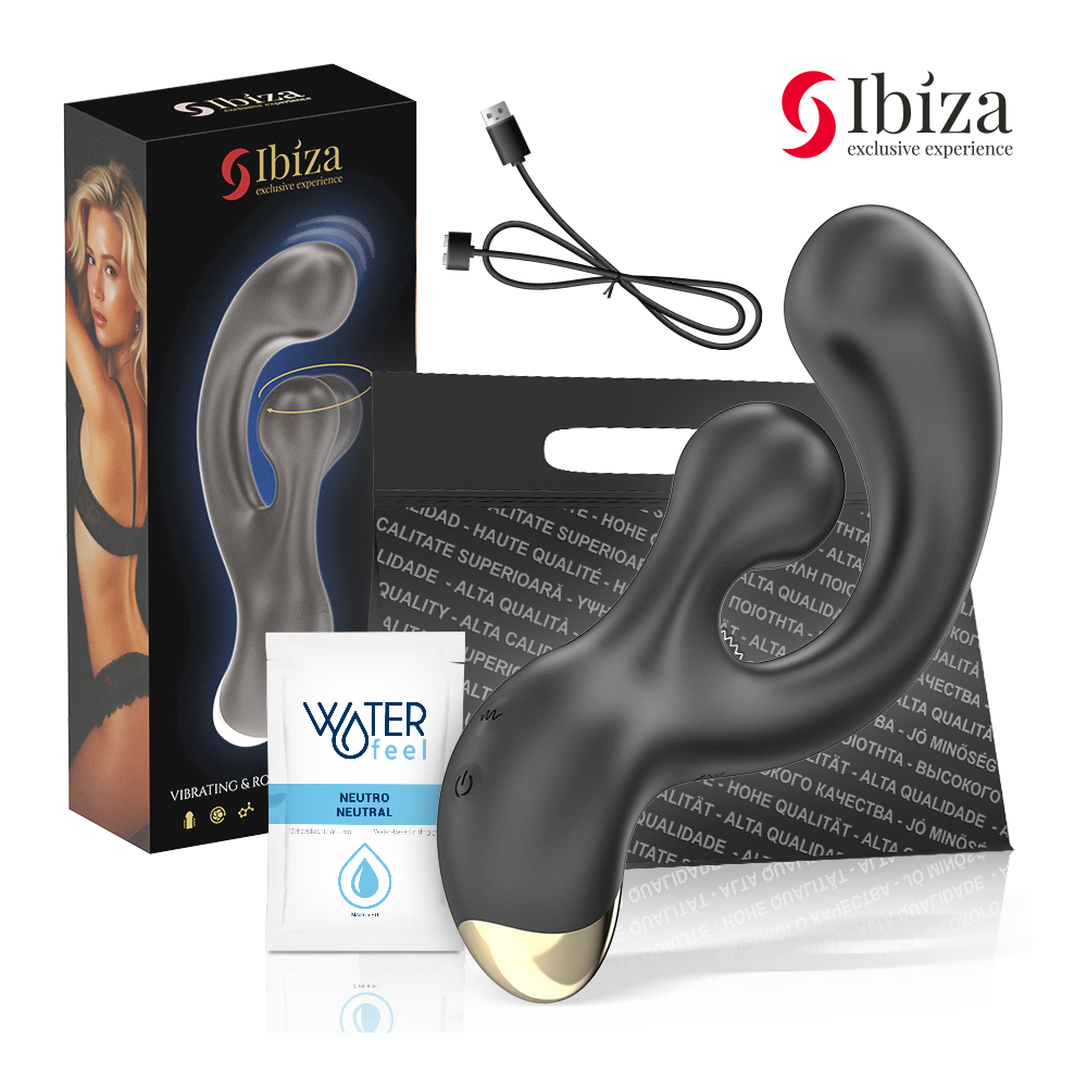 IBIZA - STIMOLATORE VIBRANTE E ROTANTE
