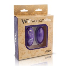 WOMANVIBE - VALSAN EGG TELECOMMANDE NOIR SILICONE VIOLET