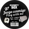DIABLO PICANTE - DADO DURO BRANCO COM POSIÇÕES E CUBO