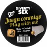 DIABLO PICANTE - GOLDENER HARTER WÜRFEL MIT POSITIONEN UND WÜRFEL