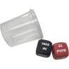 DIABLO PICANTE - JOGO DE DADOS VERBO + PARTE DO CORPO COM COPO