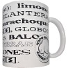 DIABLO PICANTE - TAZZA BIANCA CON SINONIMI DI SENO 370 ML