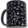 DIABLO PICANTE - CANECA PÊNIS PRETA 370 ML