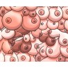 DIABLO PICANTE - TAPIS DE SOURIS COULEUR AVEC DESSIN DE SEINS