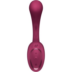 SATISFYER - G FOR GODDESS 2 BOUTEILLE VIBRATEUR LAPIN BORDEAUX