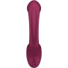 SATISFYER - G FOR GODDESS 2 BOUTEILLE VIBRATEUR LAPIN BORDEAUX