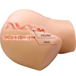 CRAZY BULL - VIVIAN REALISTICA FEMMINILE VAGINA POSTERIORE E ANALE 7 KG