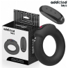 ADDICTED TOYS - ANELLO PER IL PENE VIBRANTE CON EFFETTO RISCALDANTE E TELECOMANDO