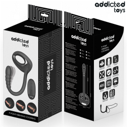 ADDICTED TOYS - P-SPOT VIBRIERENDER COCK RING MIT FERNBEDIENUNG