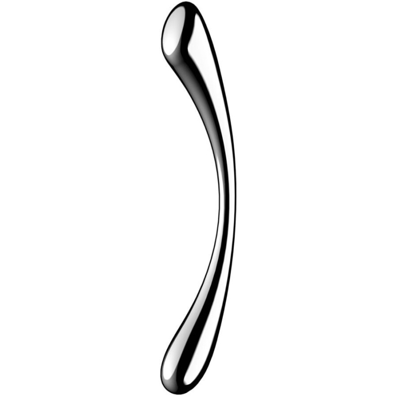 SATISFYER - COSMIC CREST 1 DILDO DE AÇO INOXIDÁVEL COM DUAS EXTREMIDADES