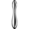 SATISFYER - PURE GRAVITY 2 GODEMICHET DOUBLE EXTRÉMITÉ EN ACIER INOXYDABLE