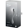 SATISFYER - DILDO A DOPPIA ESTREMITÀ IN ACCIAIO INOX STAR FORCE 2