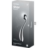 SATISFYER - DILDO A DOPPIA ESTREMITÀ IN ACCIAIO INOX STAR FORCE 4