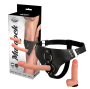 HARNESS ATTRACTION - MURDOCK 1+1 DONG FLESH 19.8 + 15 CM -O- 4 CM