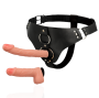 HARNESS ATTRACTION - MURDOCK 1 + 1 DONG FLESH 19.8 + 15 CM -O- 4 CM